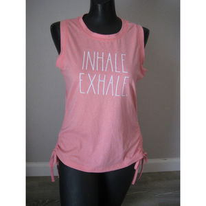 Rae Dunn INHALE EXHALE  Tank top Size Small